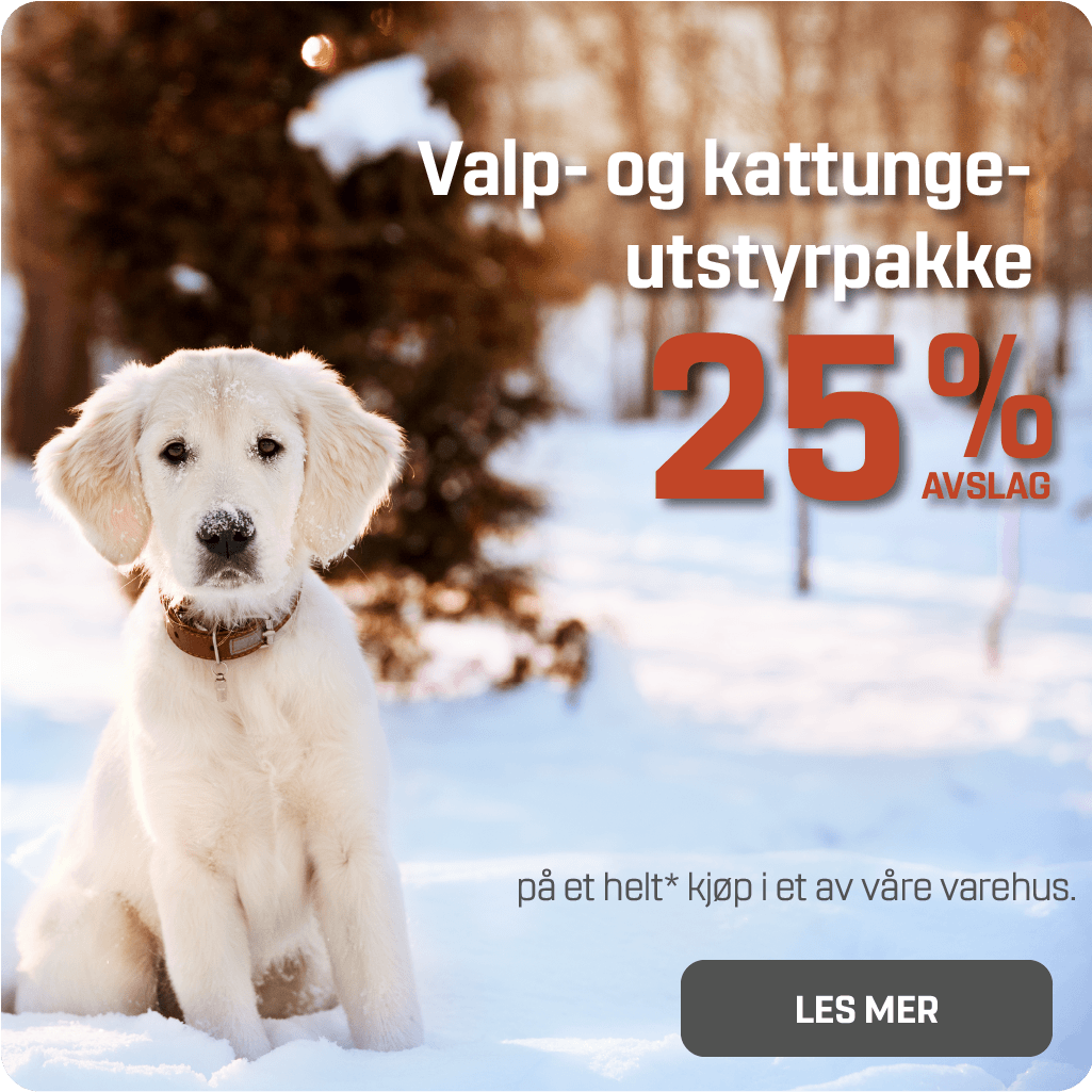 25% valp- og kattungepakke